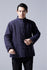 Men Traditional Chinese Style Linen and Cotton Quilted Jacket