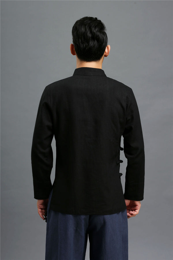 Men ZenFlow Linen Tang Shirt