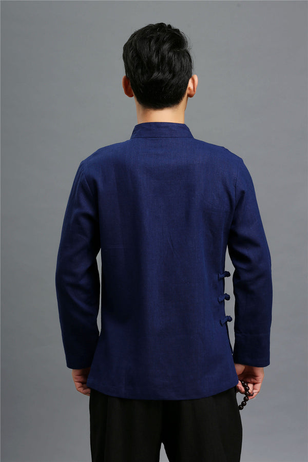 Men ZenFlow Linen Tang Shirt