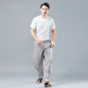 Men New Style Causal Linen and Cotton Small Leg Bloom Pants