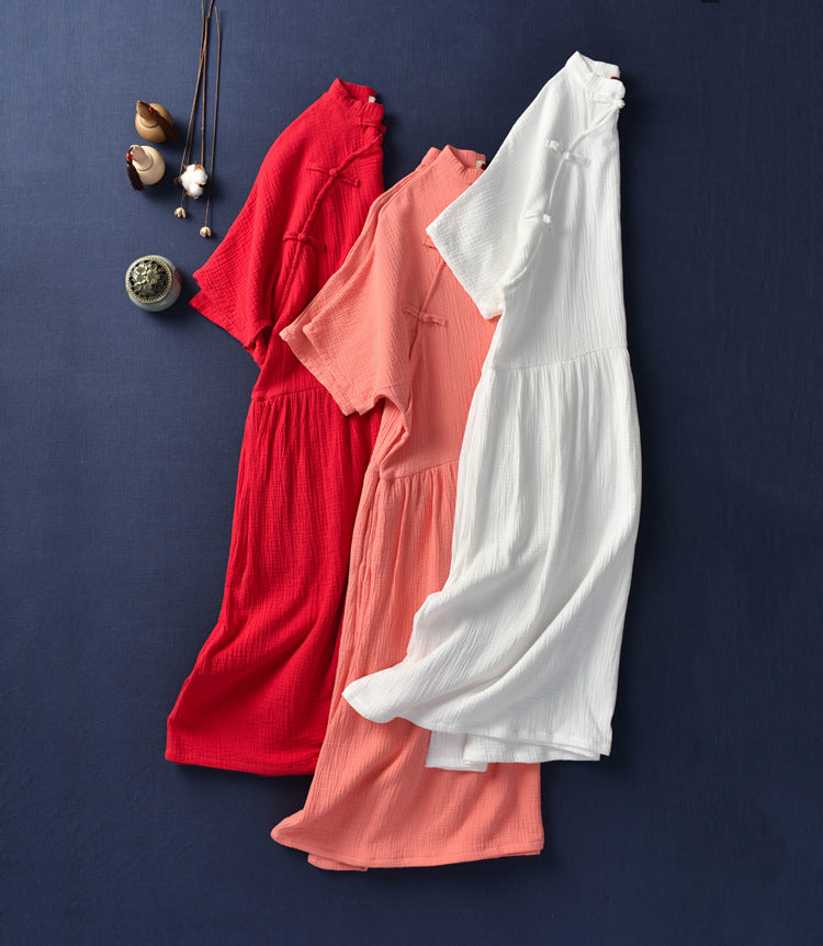 Simple Linen Dress/ Summer Linen Dress/ Maternity dress/ Casual dress/