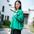 Women Causal Style Linen and Cotton Light Hoodie Jacket