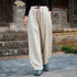 Women Linen and Cotton Sand-Washed Lantern Style Pants