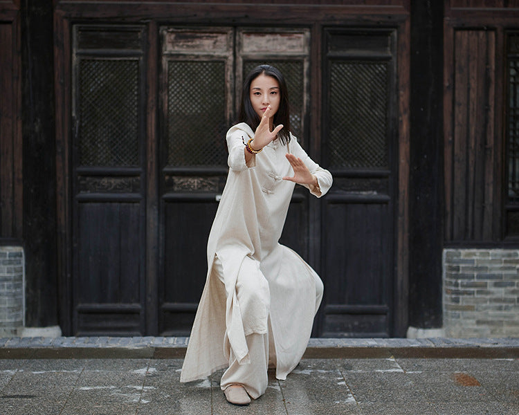 Women Modern Chinese Style Linen and Cotton KungFu Clothes