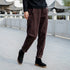Women Pure Color Corduroy Cropped Pants