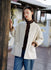Women Retro Style Short Length Linen and Cotton Thin Quilted Coat
