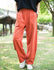 Women Loose Sporty Style Cotton Lantern Pants