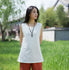 Women Side Buckle Casual Linen and Cotton Tank