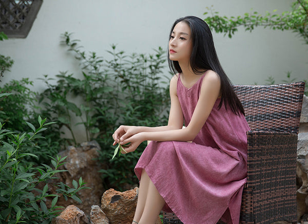 Women TENCEL Slip Dress