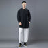 Men Classic Style Linen and Cotton Long Sleeve Tunic Shirt