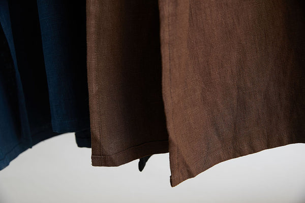 Men Retro Classic Style Linen and Cotton Coat