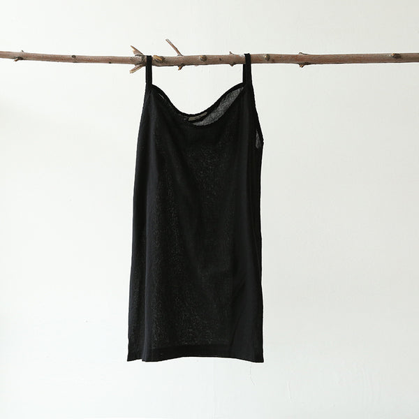 Women Loose Cotton and Linen Vest