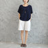 Women Loose Leisure Linen and Cotton Short