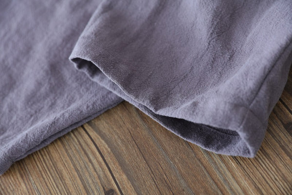 Women Yoga Lantern Style Loose Linen and Cotton Pants