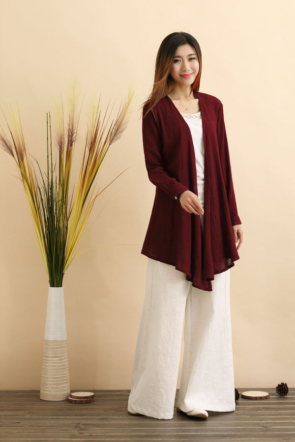 Women Eastern Style Linen and Cotton Shrugs