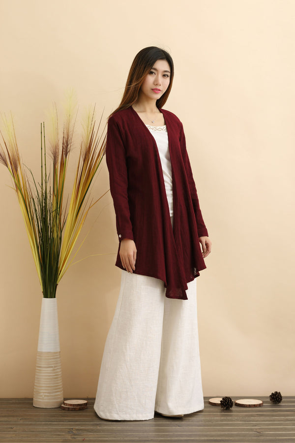 Women Eastern Style Linen and Cotton Shrugs
