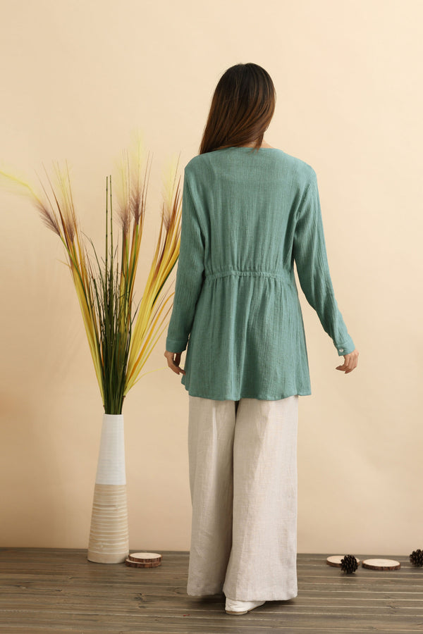 Women Eastern Style Linen and Cotton Shrugs