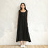 Women Pure Color Loose Light Vest-style Sleeveless Dress