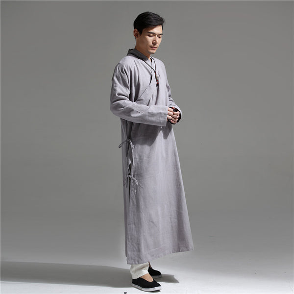 30% Sale!!! Men Asian Zen Style Long Linen and Cotton Tunics
