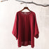 Women Cotton and Linen Loose Large Size T-shirt