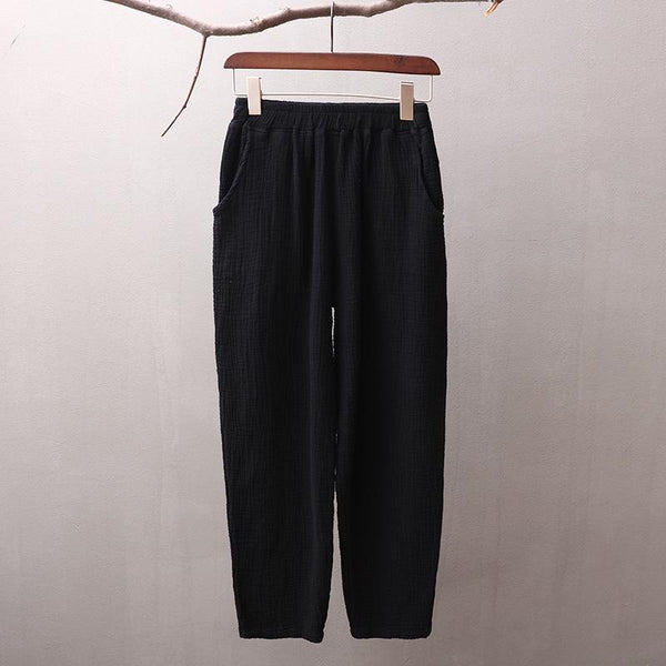 30% Sale!!! Women Simple Casual Linen and Cotton Pants