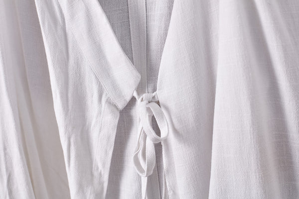 Men Tai Chi Style Hangfu Kungfu Zen Style Short Sleeve Linen and Cotton Tops