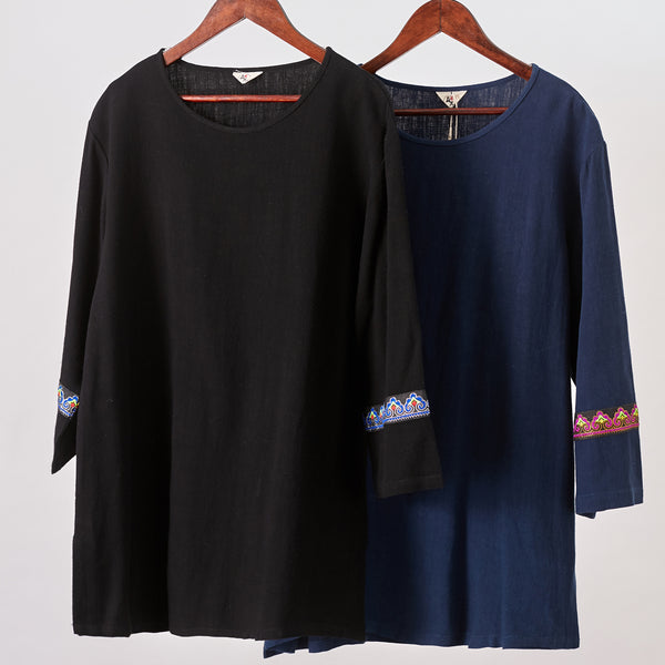 Men Ethnic Hangfu Kungfu Zen Style Men Linen and Cotton Short Sleeve T-shirt Tops