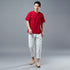 Men New Style Causal Linen and Cotton Capri Pants