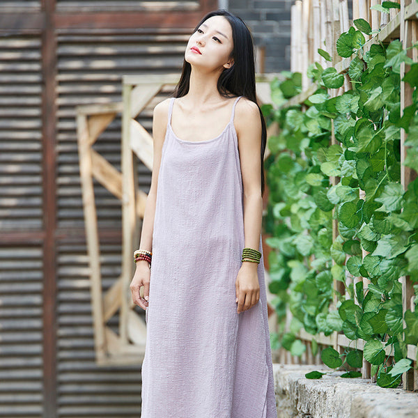 Summer Dress/ Tank Dress/ Sleeveless Tea Length Dress/ Simple dress/ Everyday dress/ Shift dress/ Casual dress