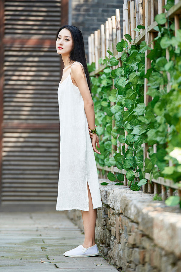 Summer Dress/ Tank Dress/ Sleeveless Tea Length Dress/ Simple dress/ Everyday dress/ Shift dress/ Casual dress