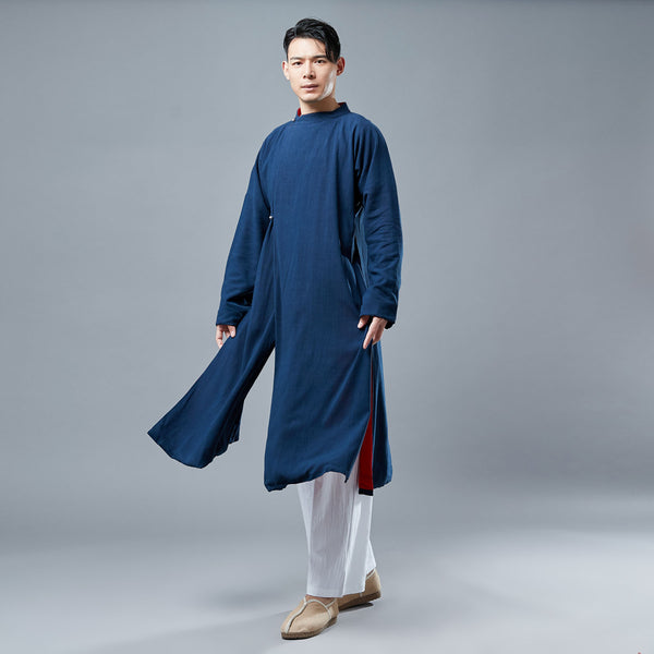 Men HangFu KungFu Style Linen and Cotton Linen Tunics