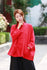 Loose Asian Style Women Linen and Cotton Long Sleeve Cardigan Shirt