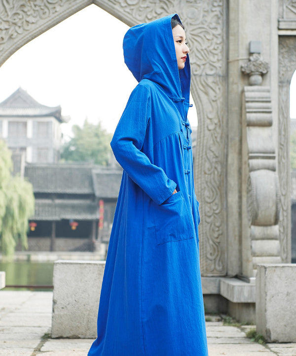 Women Witch Robes Style Linen and Cotton Coat Hoodie