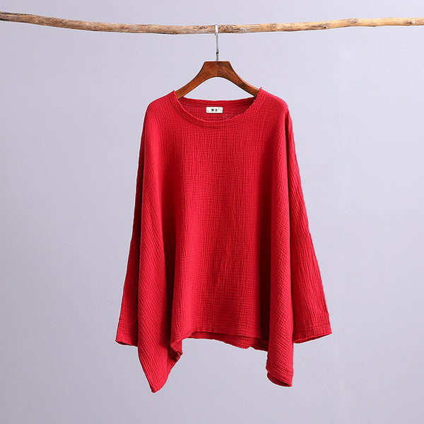 Simple Loose Comfort Long Sleeve T-shirt