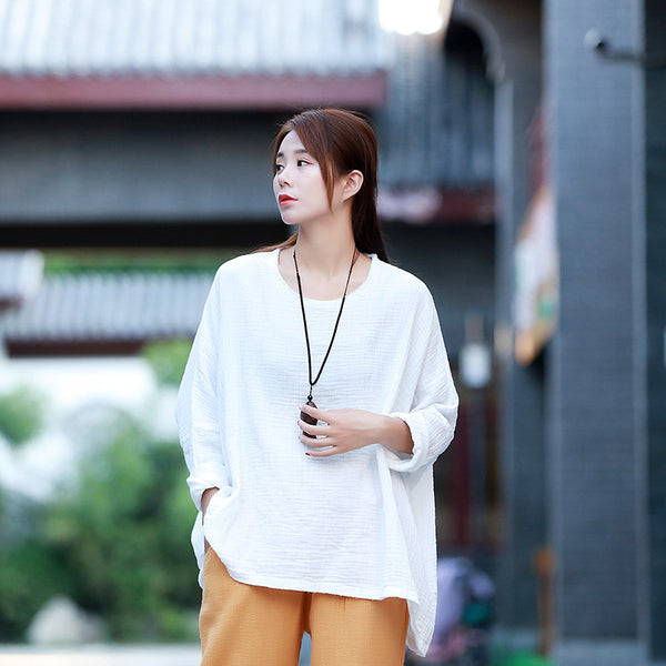 Simple Loose Comfort Long Sleeve T-shirt