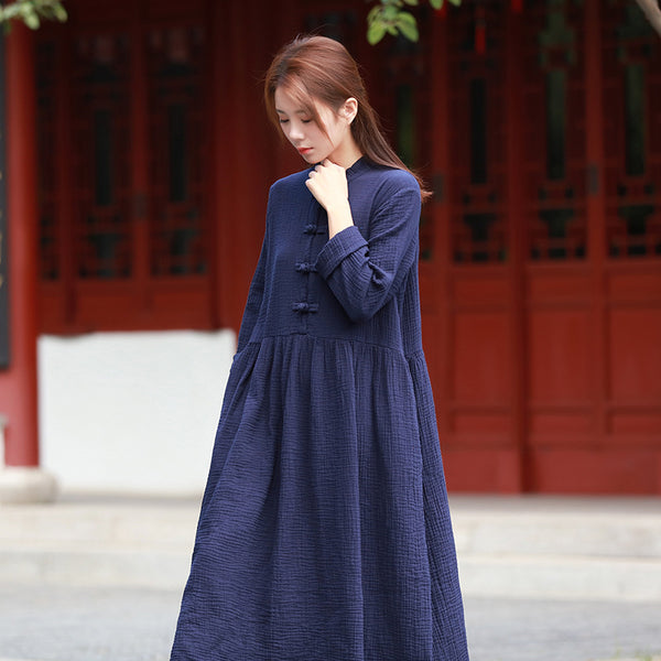 White Dress/ Maternity dress/ Linen Dress/ Summer Dress/ Tea Length Dress/ Casual dress/ High Waist Dress