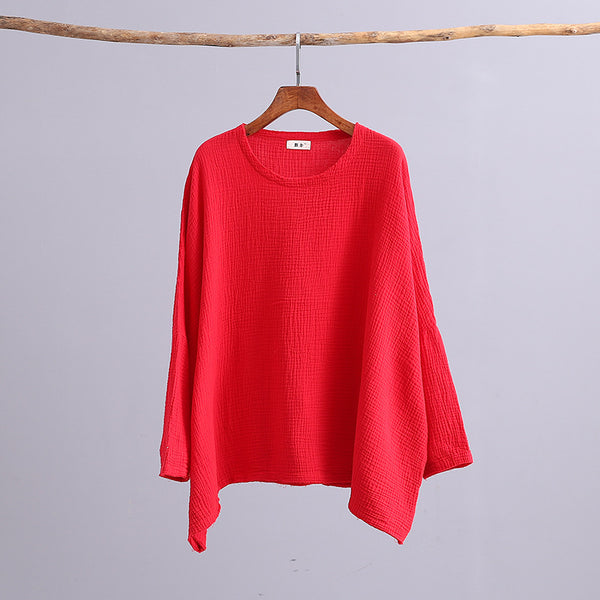 Simple Loose Comfort Long Sleeve T-shirt