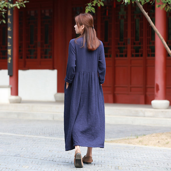 White Dress/ Maternity dress/ Linen Dress/ Summer Dress/ Tea Length Dress/ Casual dress/ High Waist Dress
