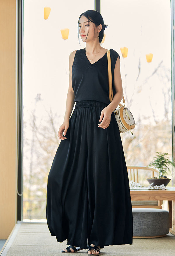 2022 Summer NEW! Women Modern Style Wide Leg Pants