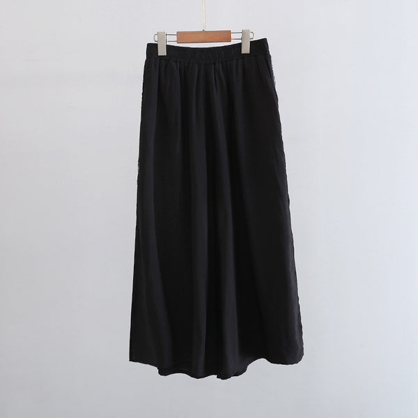 2022 Summer NEW! Women Zen Style Soft Wide Leg Cropped Pants