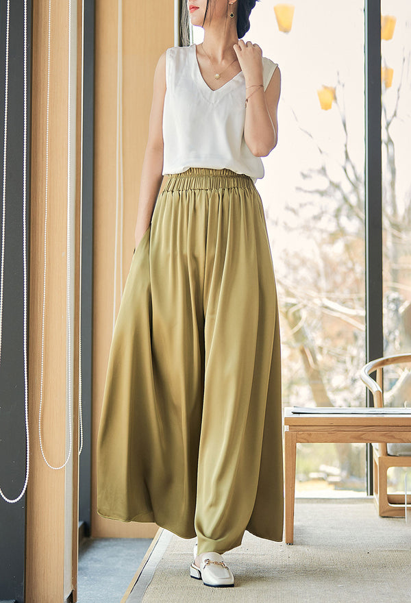 2022 Summer NEW! Women Modern Style Wide Leg Pants