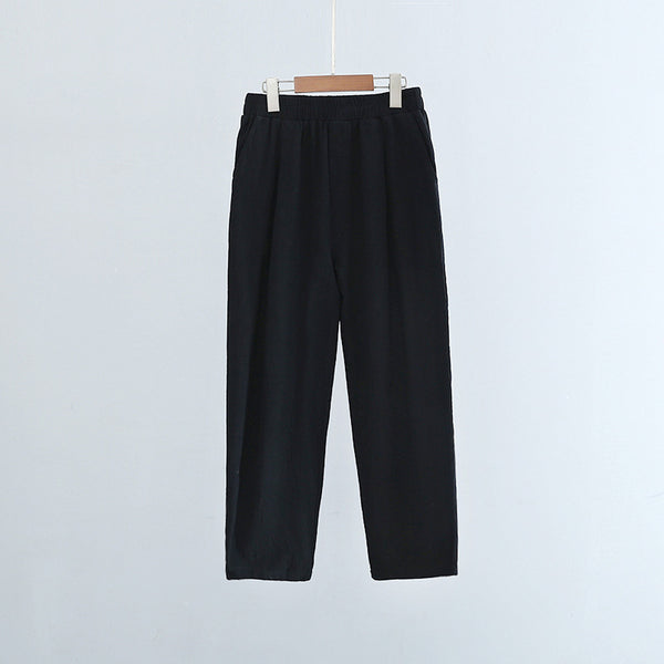 2022 Summer NEW! Women Causal Style Linen and Cotton Pegged Pants