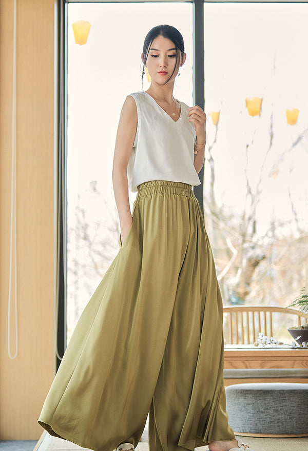 2022 Summer NEW! Women Modern Style Wide Leg Pants