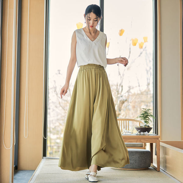 2022 Summer NEW! Women Modern Style Wide Leg Pants