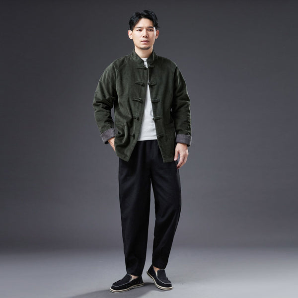 2022 Summer NEW! Men Causal Style Linen and Cotton Drawstring Small Leg Pants
