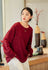 2022 Summer NEW! Women Causal Style Linen and Cotton Round Necked Long Sleeve T-Shirt