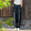 2021 Autumn NEW! Women Modern Causal Lantern Style Loose Linen and Cotton Pants