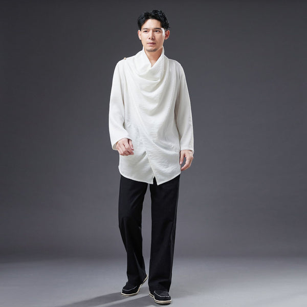 2022 Summer NEW! Men Modern Style Linen and Cotton Long Sleeve Shirts