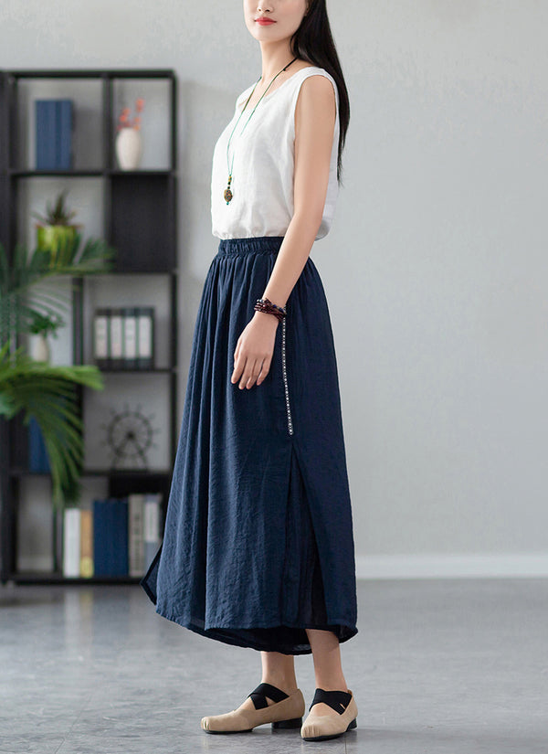 2022 Summer NEW! Women Zen Style Soft Wide Leg Cropped Pants