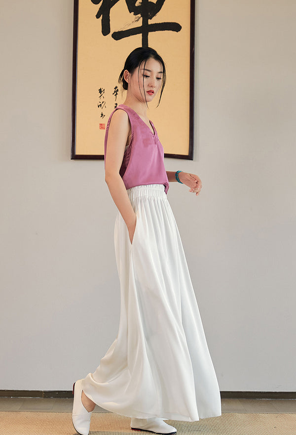 2022 Summer NEW! Women Modern Style Wide Leg Pants